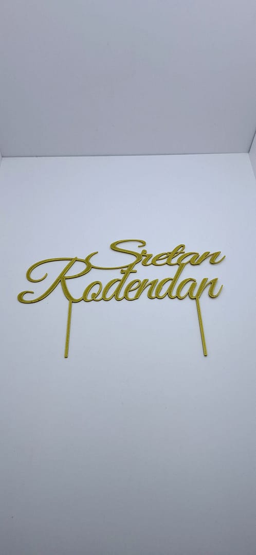 3D ROĐ1 3D Toper Sretan Rođendan (Set 5 komada)