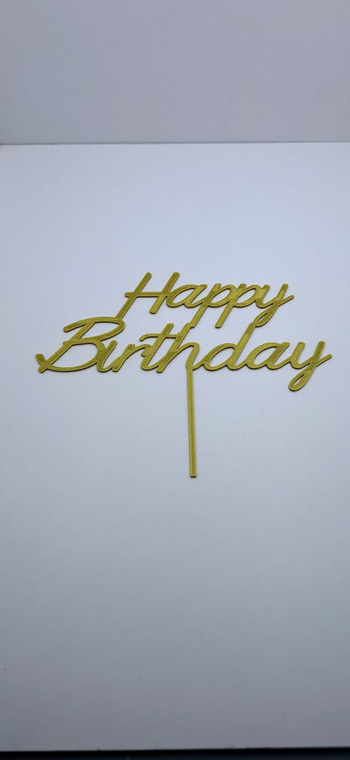 3D ROĐ5 3D Toper Happy Birthday