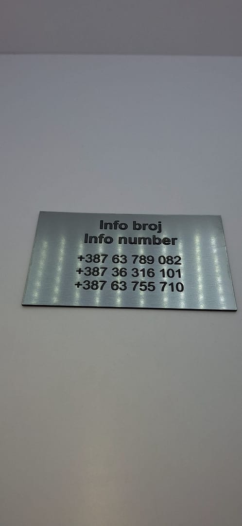 INFO1 Info broj