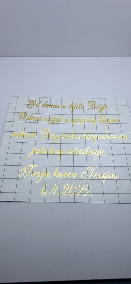 NALJ9 Naljepnica Od danas si