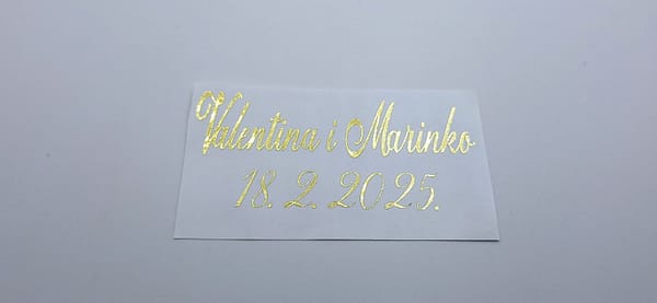 Ukrasna naljepnica za kutije