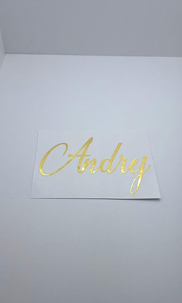 NALJ7-1 Ukrasna naljepnica za kutije Ime